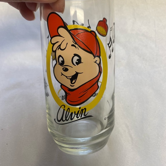 Vintage 1985 The Chipmunks Collectors Drinking Glass Set Of 3 ALVIN,SIMON,THEODO - Picture 13 of 16